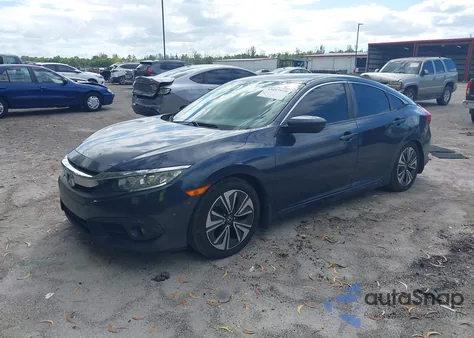 2018 Honda Civic Ex-T из США, поврежденный, VIN JHMFC1F31JX008639